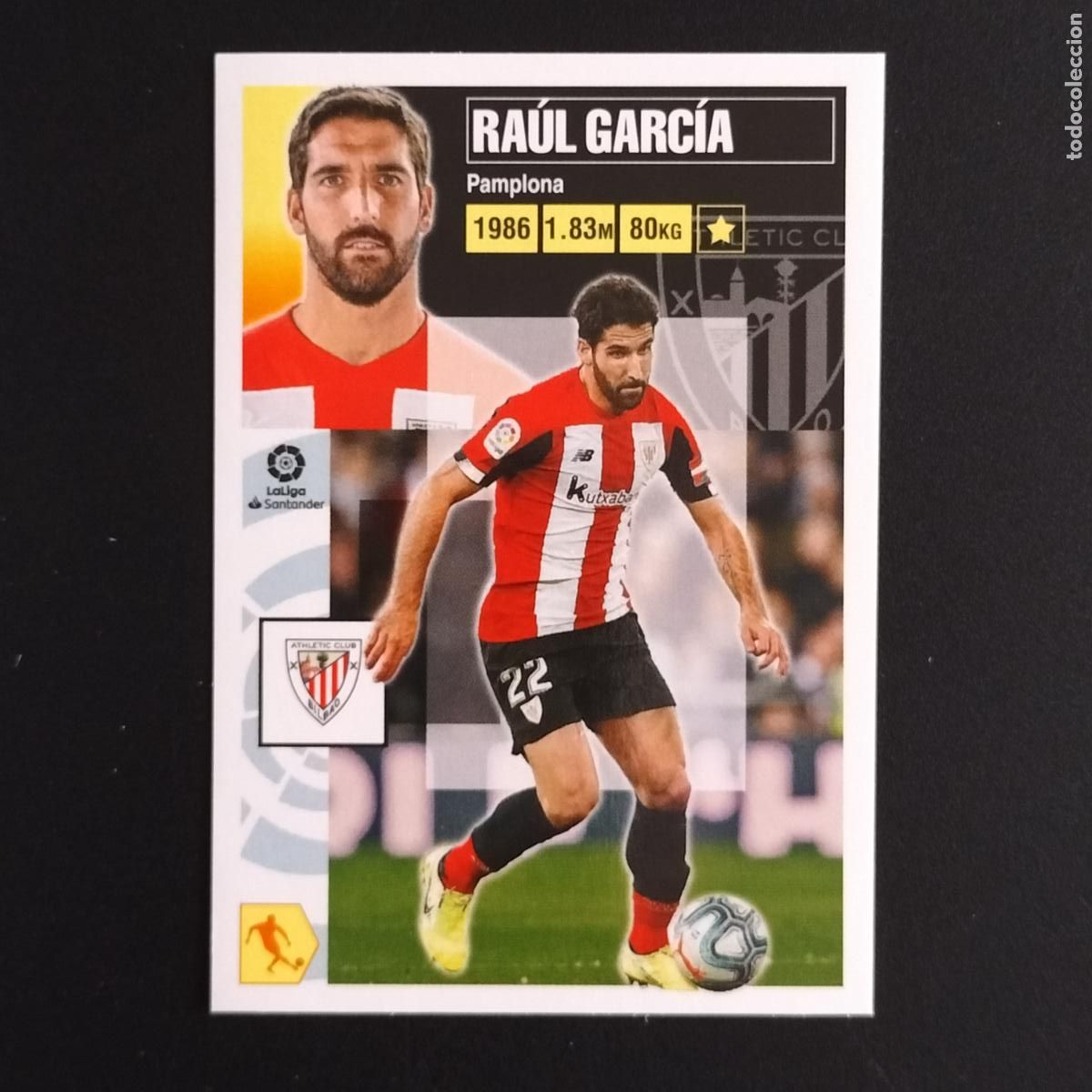 Football Stickers: N&ordm; 15 RAUL GARCIA ATHLETIC BILBAO CROMOS LALIGA SANTANDER ESTE 2020 2021 20 21 LIGA PANINI
