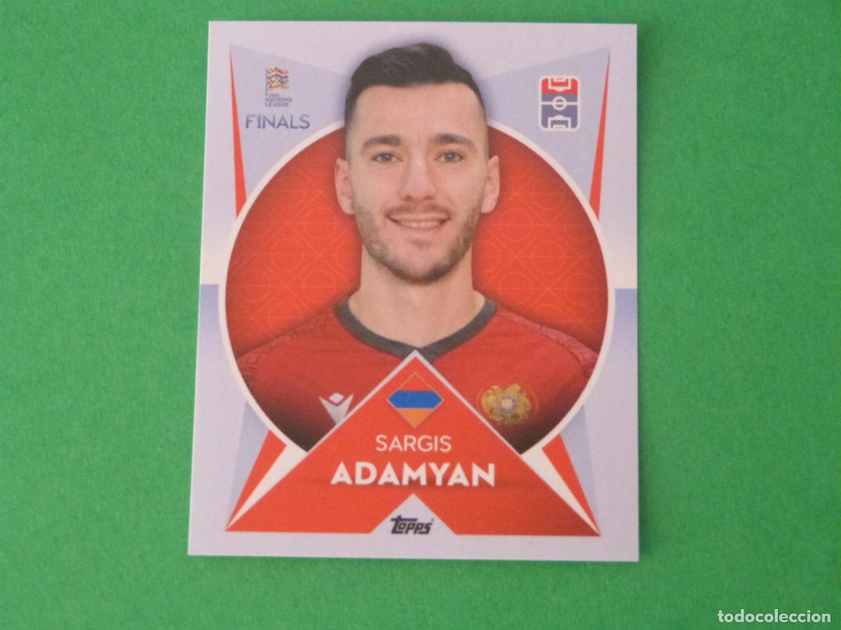 Cromos de F&uacute;tbol: CROMO FUTBOL ADAMYAN ARMENIA SIN PEGAR N&ordm; 68 THE ROAD TO FINALS NATIONS LEAGUE 2022 TOPPS