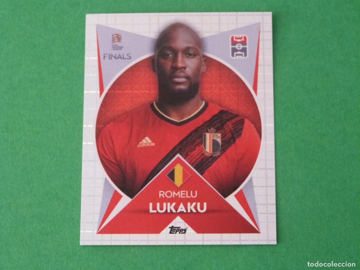 Cromos de F&uacute;tbol: CROMO FUTBOL LUKAKU BELGICA SIN PEGAR N&ordm; 58 THE ROAD TO FINALS NATIONS LEAGUE 2022 TOPPS