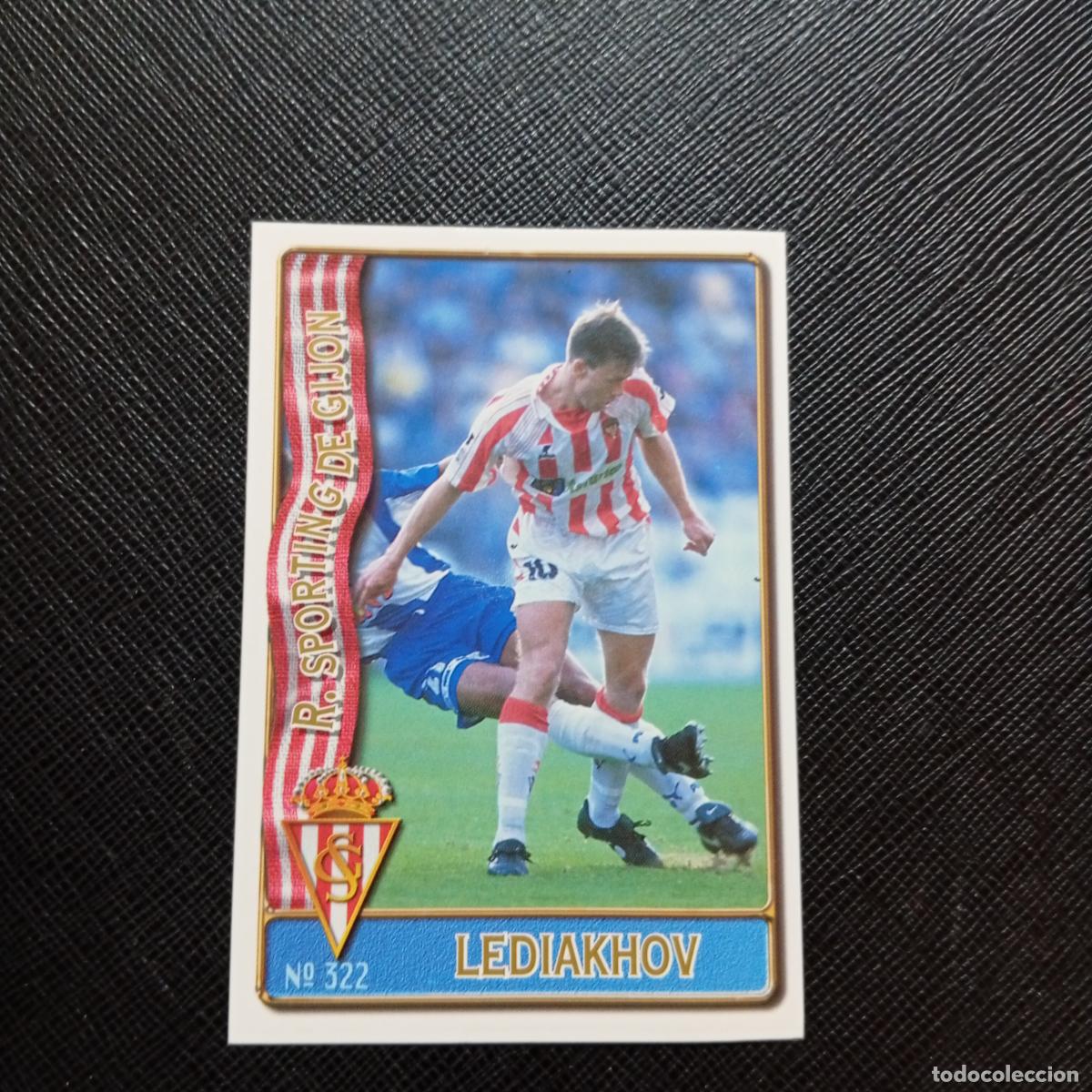 Cromos de F&uacute;tbol: 322 LEDIAKHOV SPORTING GIJON MUNDICROMO 1996 1997 CROMO FUTBOL LIGA 96 97 - A207 PG359