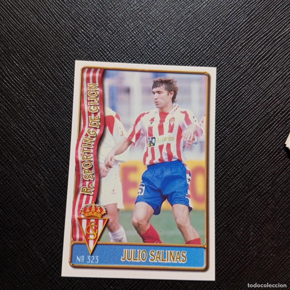 Cromos de F&uacute;tbol: 323 JULIO SALINAS SPORTING GIJON MUNDICROMO 1996 1997 CROMO FUTBOL LIGA 96 97 - A207 PG359