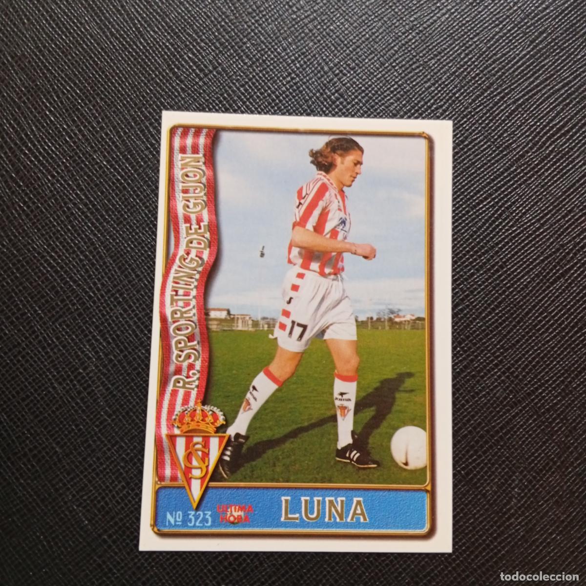 Cromos de F&uacute;tbol: 323 LUNA SPORTING GIJON MUNDICROMO 1996 1997 CROMO FUTBOL LIGA 96 97 - A207 PG359 ULTIMA HORA