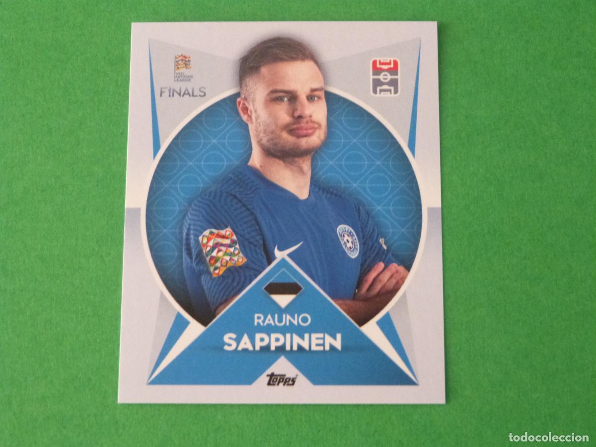 Cromos de F&uacute;tbol: CROMO FUTBOL SAPPINEN ESTONIA SIN PEGAR N&ordm; 47 THE ROAD TO FINALS NATIONS LEAGUE 2022 TOPPS