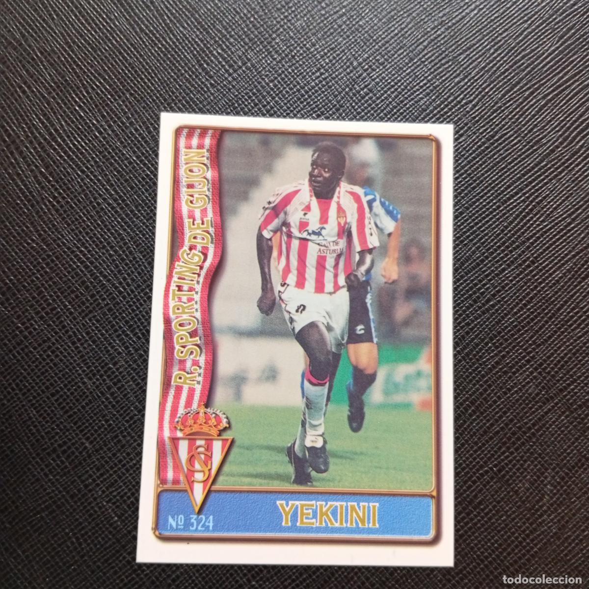 Football Stickers: 324 YEKINI SPORTING GIJON MUNDICROMO 1996 1997 CROMO FUTBOL LIGA 96 97 - A207 PG359
