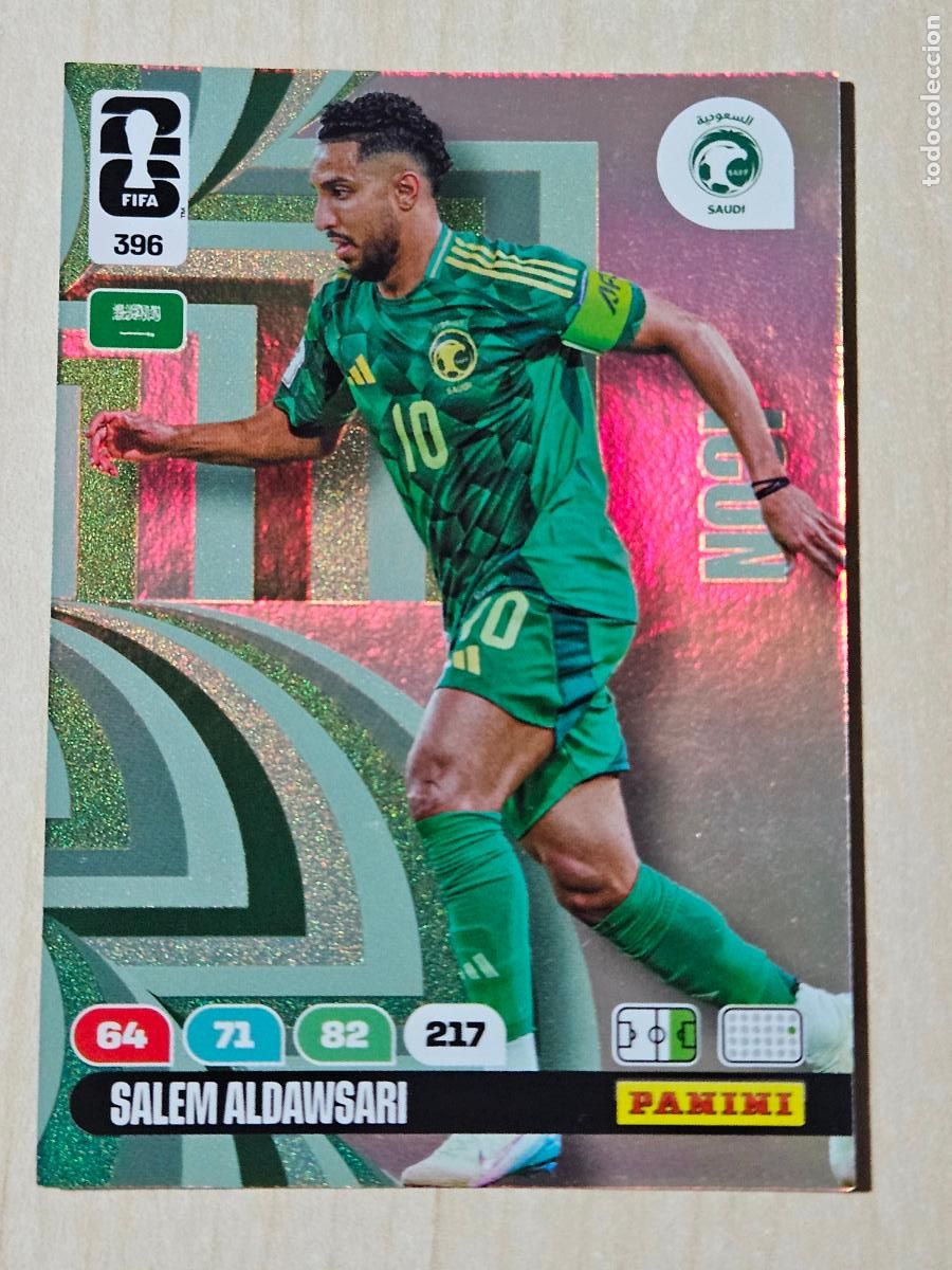 Cromos de F&uacute;tbol: N&ordm; 396 SALEM ALDAWSARI - ICON - FIFA WORLD CUP 2026 26 ADRENALYN XL