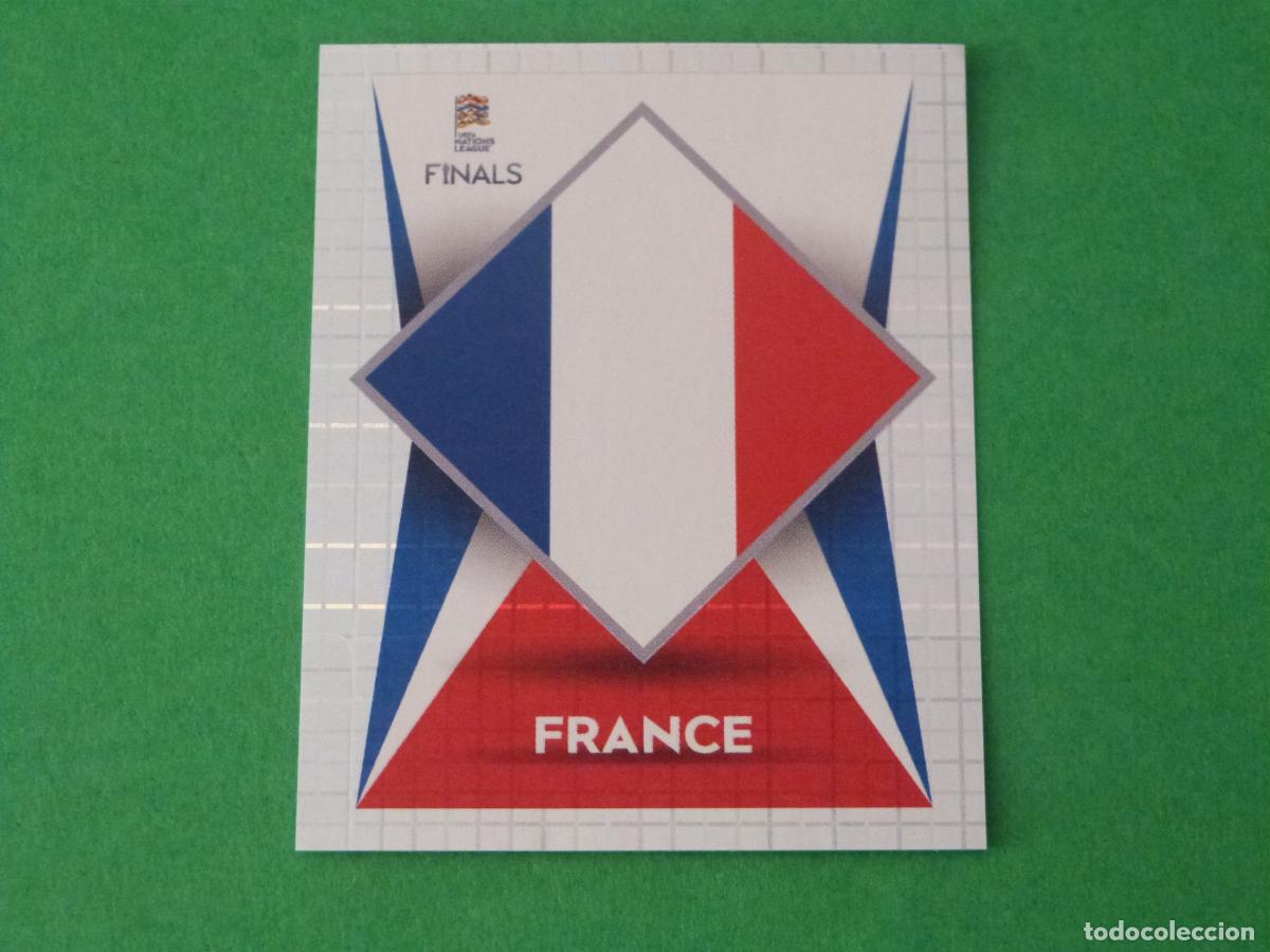 Cromos de F&uacute;tbol: CROMO FUTBOL BANDERA FRANCIA SIN PEGAR N&ordm; 31 THE ROAD TO FINALS NATIONS LEAGUE 2022 TOPPS