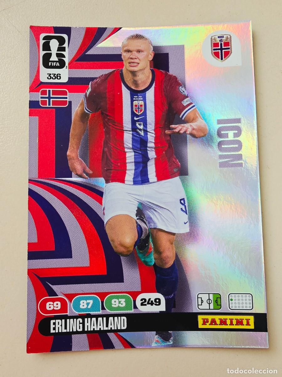 Cromos de F&uacute;tbol: 336 Erling Haaland, Icon, Noruega, Adrenalyn XL Fifa World Cup 2026 Mundial 26