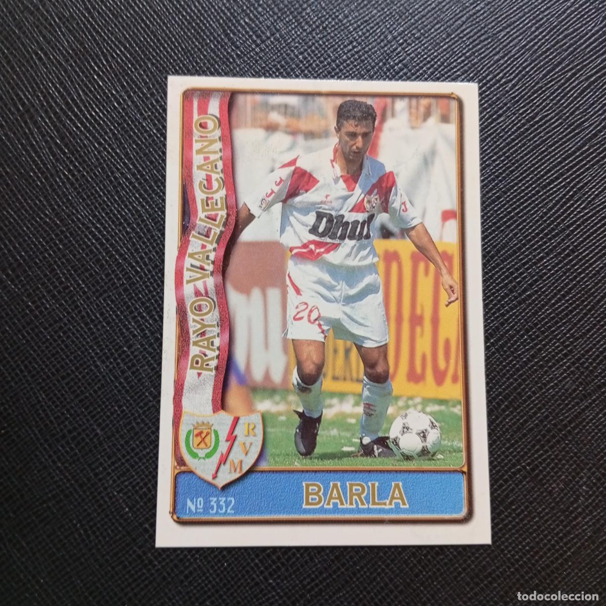 Cromos de F&uacute;tbol: 332 BARLA RAYO VALLECANO MUNDICROMO 1996 1997 CROMO FUTBOL LIGA 96 97 - A207 PG366