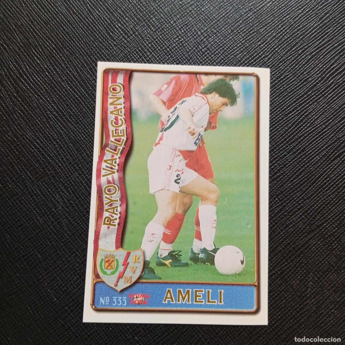 Cromos de F&uacute;tbol: 333 AMELI RAYO VALLECANO MUNDICROMO 1996 1997 CROMO FUTBOL LIGA 96 97 - A207 PG366 ULTIMA HORA