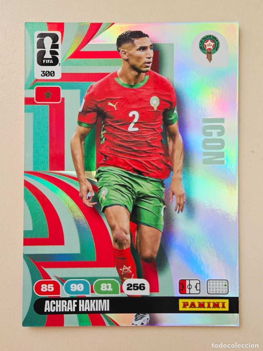 Cromos de F&uacute;tbol: 300 Achraf Hakimi, Icon, Marruecos, Adrenalyn XL Fifa World Cup 2026 Mundial 26