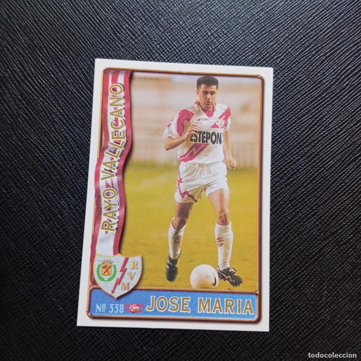 Cromos de F&uacute;tbol: 338 JOSE MARIA VALLECANO MUNDICROMO 1996 1997 CROMO FUTBOL LIGA 96 97 - A207 PG372 ULTIMA HORA
