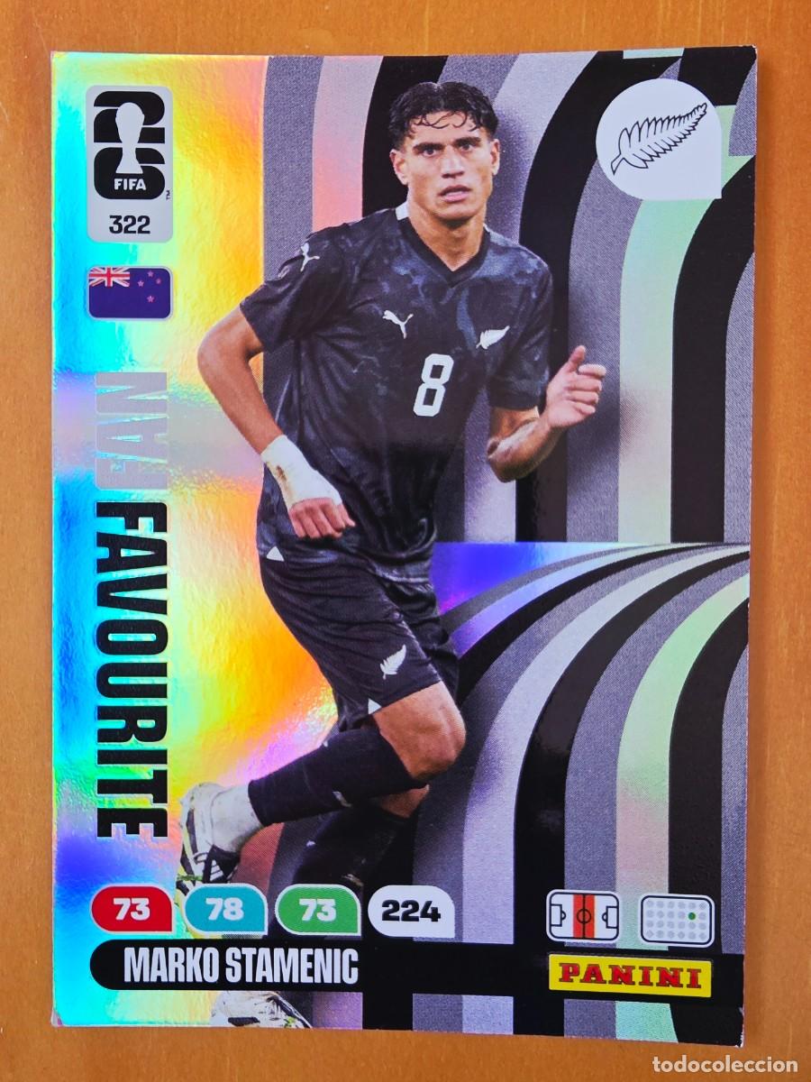 Cromos de F&uacute;tbol: 322 Marko Stamenic, Fan Favourite, Nueva Zelanda, Adrenalyn XL Fifa World Cup 2026 Mundial 26