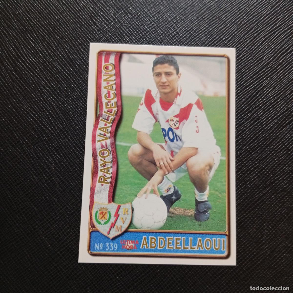 Cromos de F&uacute;tbol: 339 ABDEELLAOUI VALLECANO MUNDICROMO 1996 1997 CROMO FUTBOL LIGA 96 97 - A207 PG372 ULTIMA HORA