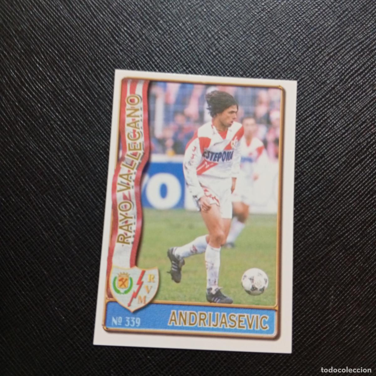 Cromos de F&uacute;tbol: 339 ANDRIJASEVIC VALLECANO MUNDICROMO 1996 1997 CROMO FUTBOL LIGA 96 97 - A207 PG372
