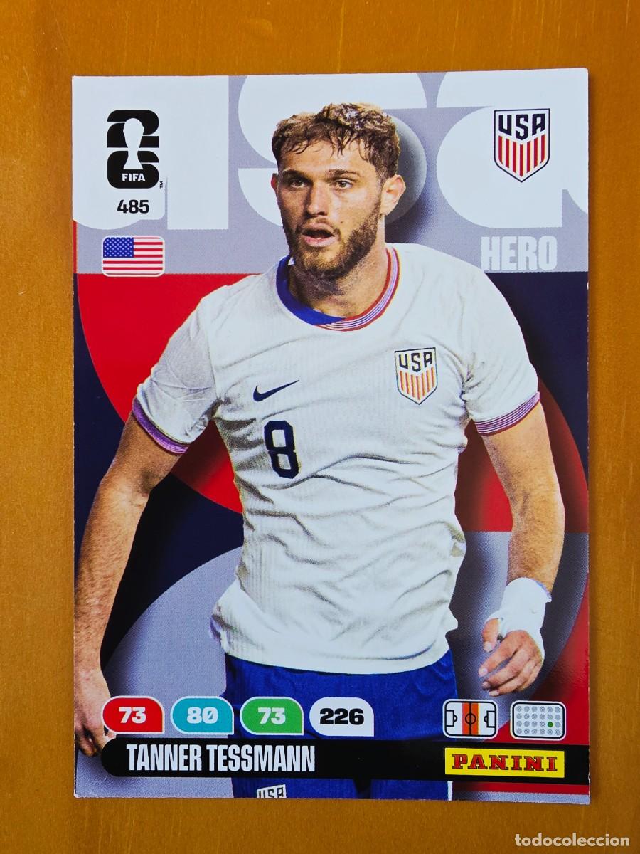 Cromos de F&uacute;tbol: 485 Tanner Tessmann, Hero, USA Estados Unidos, Adrenalyn XL Fifa World Cup 2026 Mundial 26