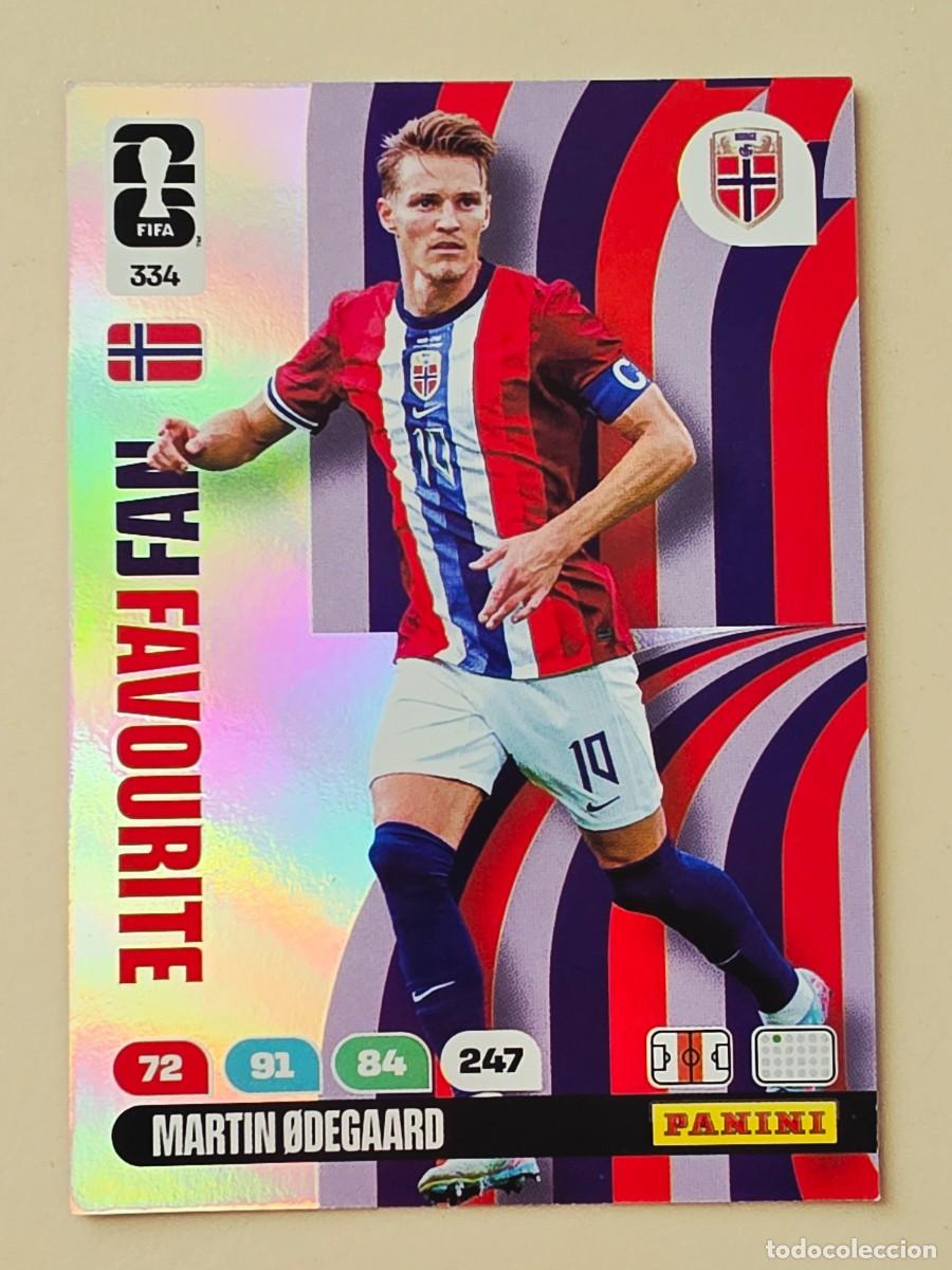 Cromos de F&uacute;tbol: 334 Martin Odegaard, Fan Favourite, Noruega, Adrenalyn XL Fifa World Cup 2026, Mundial 26