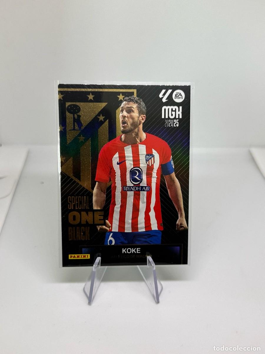 Cromos de F&uacute;tbol: Koke Atletico de Madrid Special One Black Panini Megacracks 2024 25