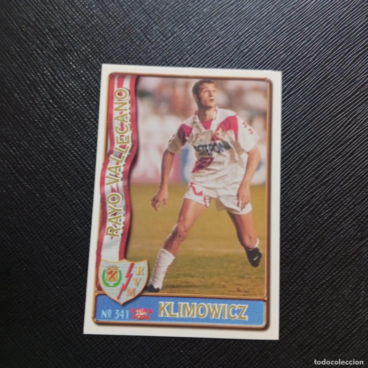 Cromos de F&uacute;tbol: 341 KLIMOWICZ VALLECANO MUNDICROMO 1996 1997 CROMO FUTBOL LIGA 96 97 - A207 PG387 ULTIMA HORA