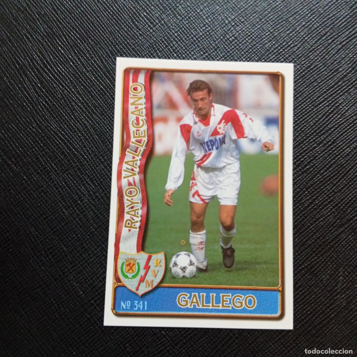 Cromos de F&uacute;tbol: 341 GALLEGO VALLECANO MUNDICROMO 1996 1997 CROMO FUTBOL LIGA 96 97 - A207 PG387