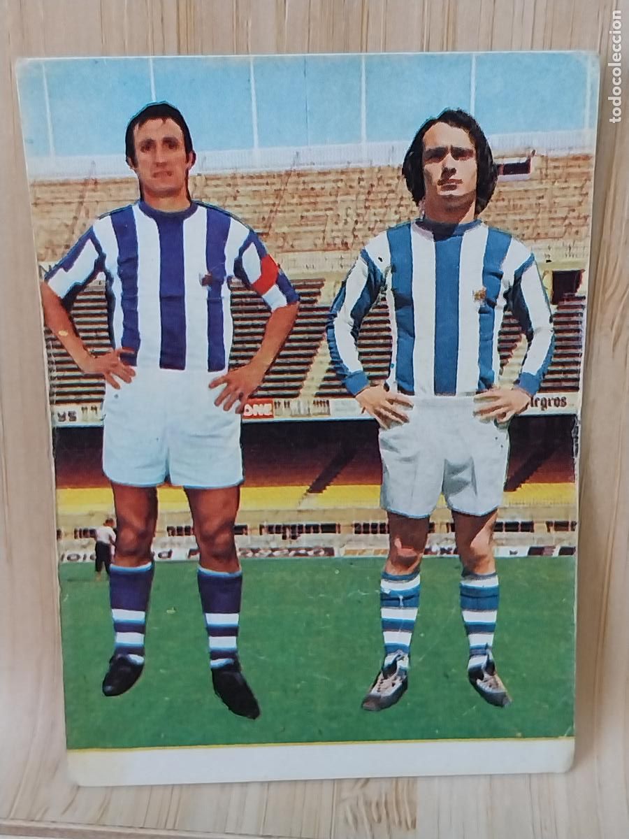 Cromos de F&uacute;tbol: MURUZABAL *--* MARTINEZ REAL SOCIEDAD # 119 LIGA 1975 75 76 ED RUIROMER ROMERO CROMO SIN PEGAR NUNCA