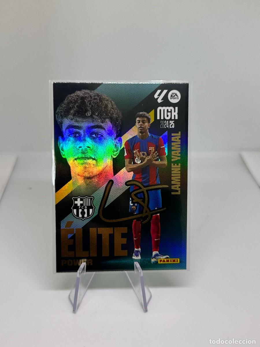 Cromos de F&uacute;tbol: Lamine Yamal FC Barcelona Elite Power Panini Megacracks 2024 25