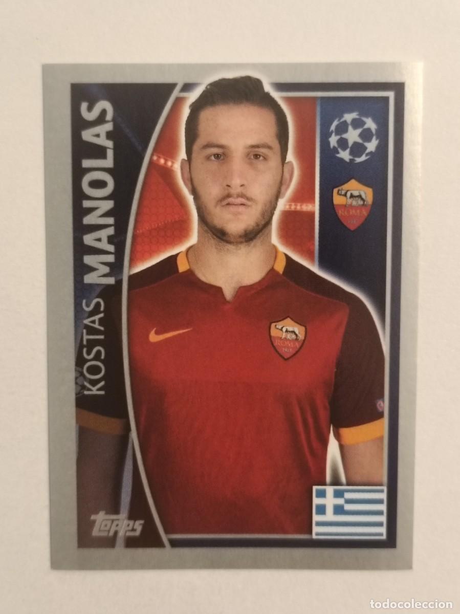 Cromos de F&uacute;tbol: #340 MANOLAS (ROMA) UEFA CHAMPIONS LEAGUE 2015/2016 TOPPS