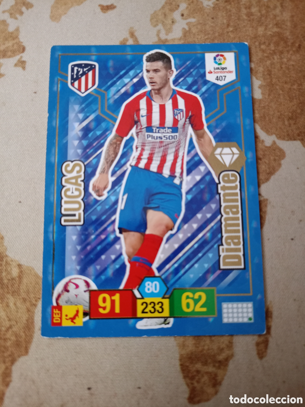 Figurine di Calcio: # Diamante 407 LUCAS Adrenalyn 2018-19