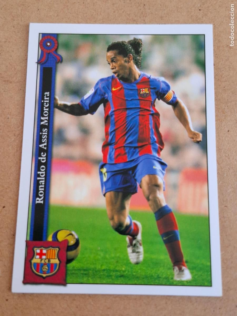 Cromos de F&uacute;tbol: MUNDICROMO 2005 2006 05 06 - 22 RONALDINHO ( CORREGIDO ) - FC. BARCELONA CP4