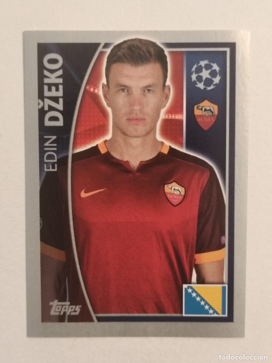 Cromos de F&uacute;tbol: #346 DZEKO (ROMA) UEFA CHAMPIONS LEAGUE 2015/2016 TOPPS