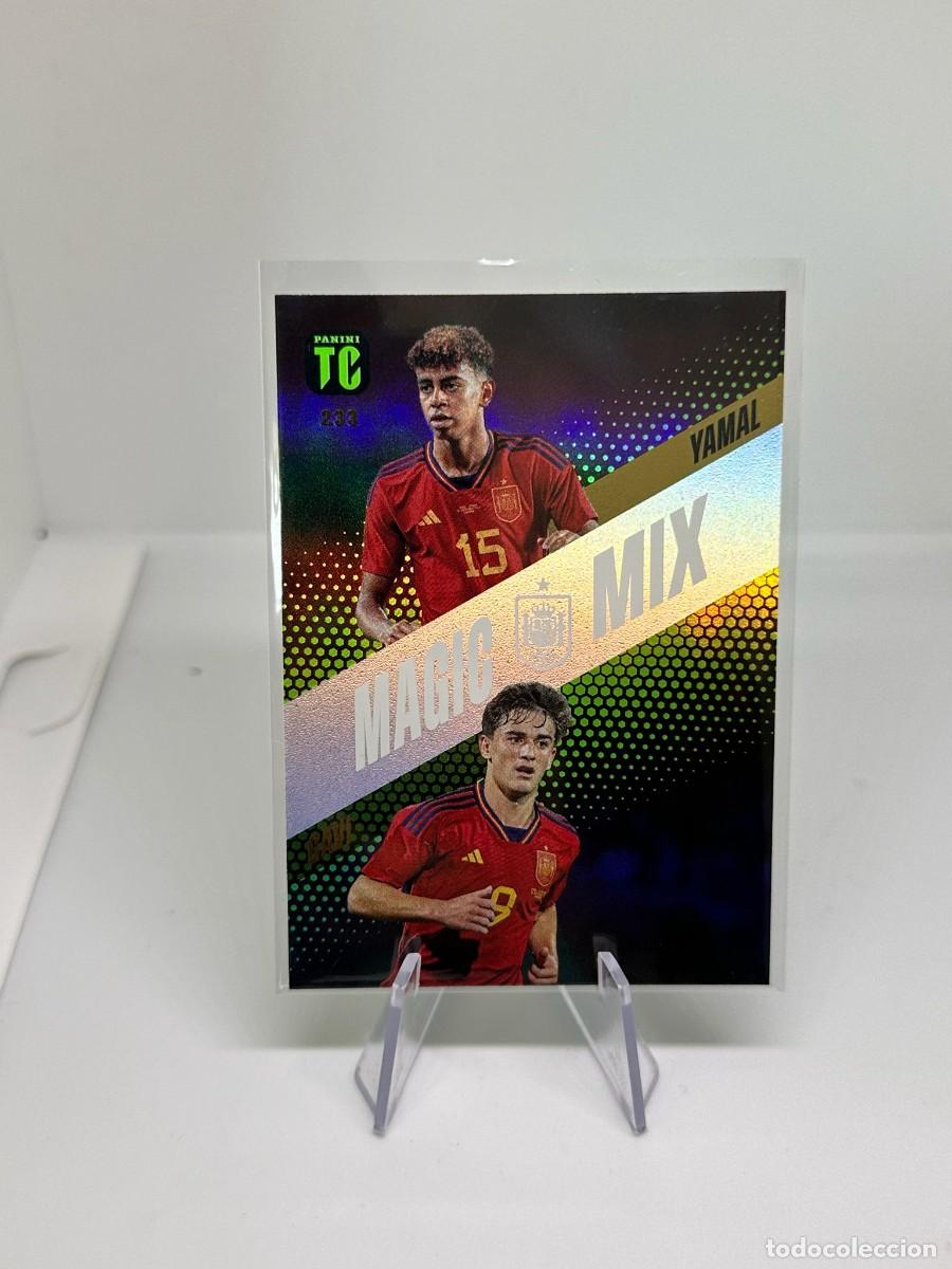 Cromos de F&uacute;tbol: Lamine Yamal Gavi Espa&ntilde;a Magic Mix Panini Top Class 2024
