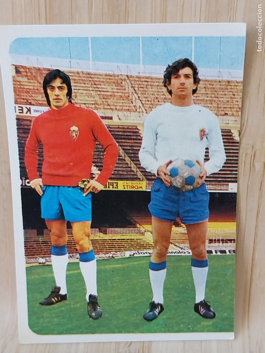 Cromos de F&uacute;tbol: RICO *-**-* IRAZUSTA REAL ZARAGOZA # 137 LIGA 1975 75 76 ED RUIROMER CROMO SIN PEGAR NUNCA