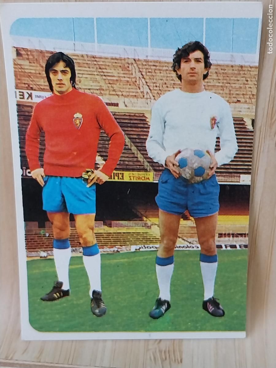 Cromos de F&uacute;tbol: RICO *-*-* IRAZUSTA REAL ZARAGOZA # 137 LIGA 1975 75 76 ED RUIROMER CROMO SIN PEGAR NUNCA