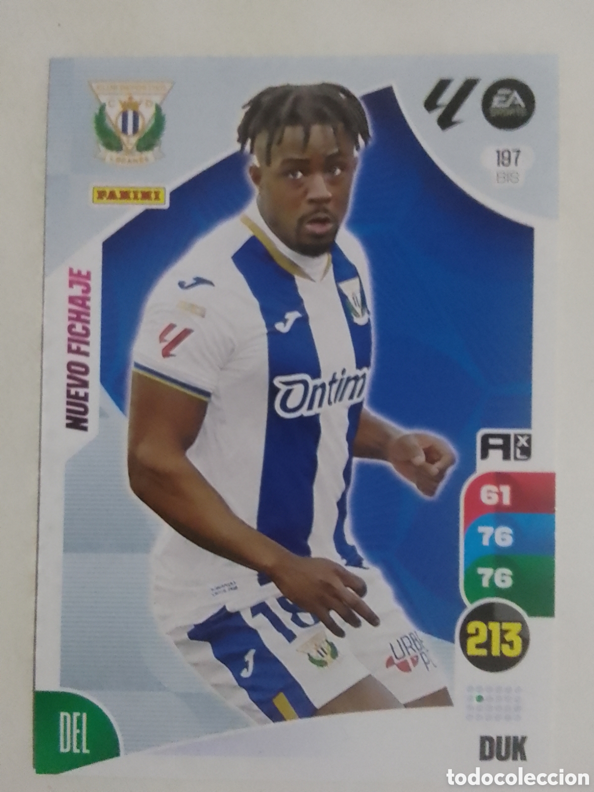 Cromos de F&uacute;tbol: Adrenalyn XL 2024-25 n&deg; 197 BIS Duk &bull; Legan&eacute;s. NUEVO FICHAJE.