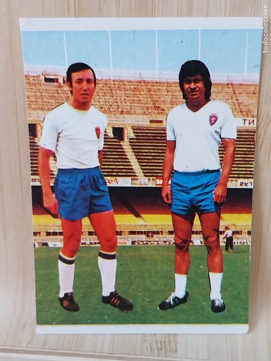 Cromos de F&uacute;tbol: BLANCO *-*-* M GONZALEZ REAL ZARAGOZA # 138 LIGA 1975 75 76 ED RUIROMER CROMO SIN PEGAR NUNCA