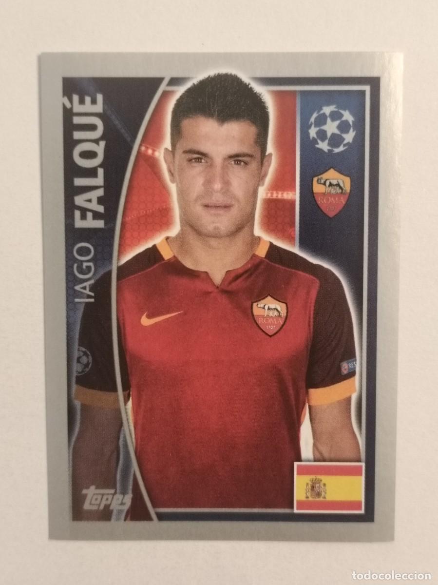 Cromos de F&uacute;tbol: #349 A FALQUE (ROMA) UEFA CHAMPIONS LEAGUE 2015/2016 TOPPS