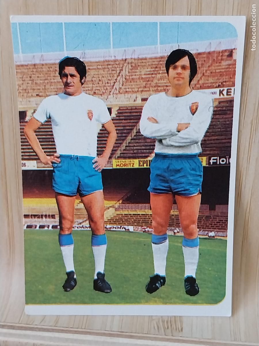 Cromos de F&uacute;tbol: LEIROS *-*-* J GONZALEZ REAL ZARAGOZA # 144 LIGA 1975 75 76 ED RUIROMER CROMO SIN PEGAR NUNCA