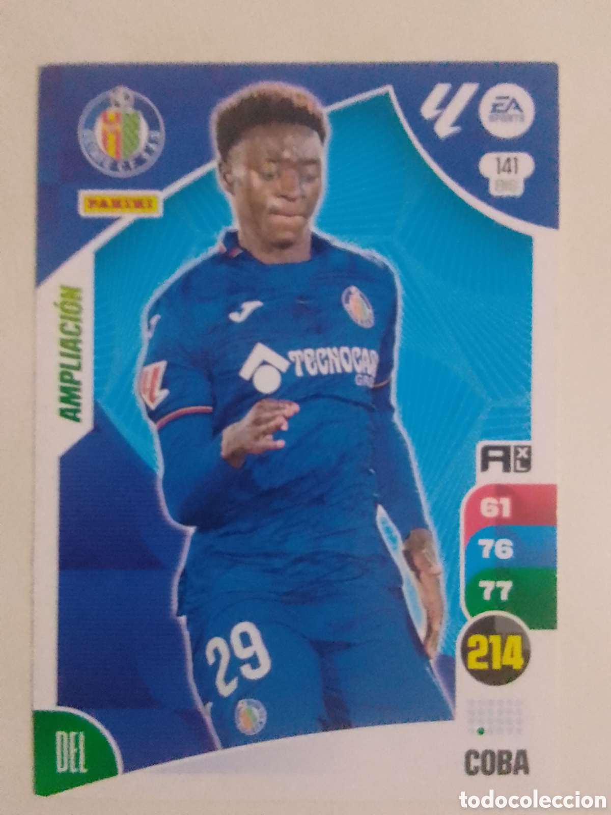 Cromos de F&uacute;tbol: Adrenalyn XL 2024-25 n&deg; 141 BIS Coba &bull; Getafe. AMPLIACI&Oacute;N.