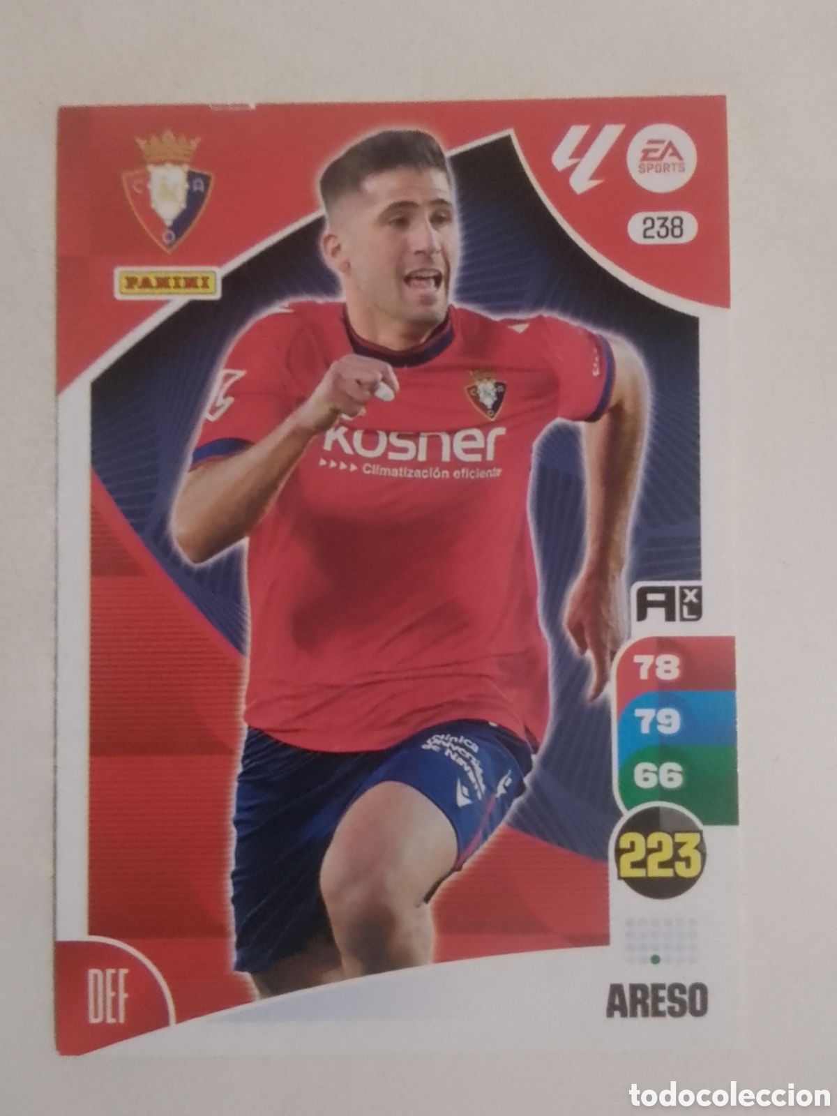 Cromos de F&uacute;tbol: Adrenalyn XL 2024-25 n&deg; 238 Areso &bull; Osasuna.