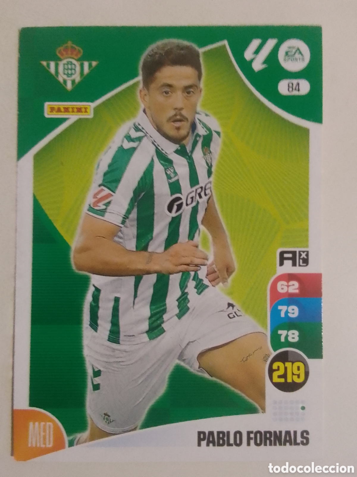 Cromos de F&uacute;tbol: Adrenalyn XL 2024-25 n&deg; 84 Pablo Fornals &bull; Betis.