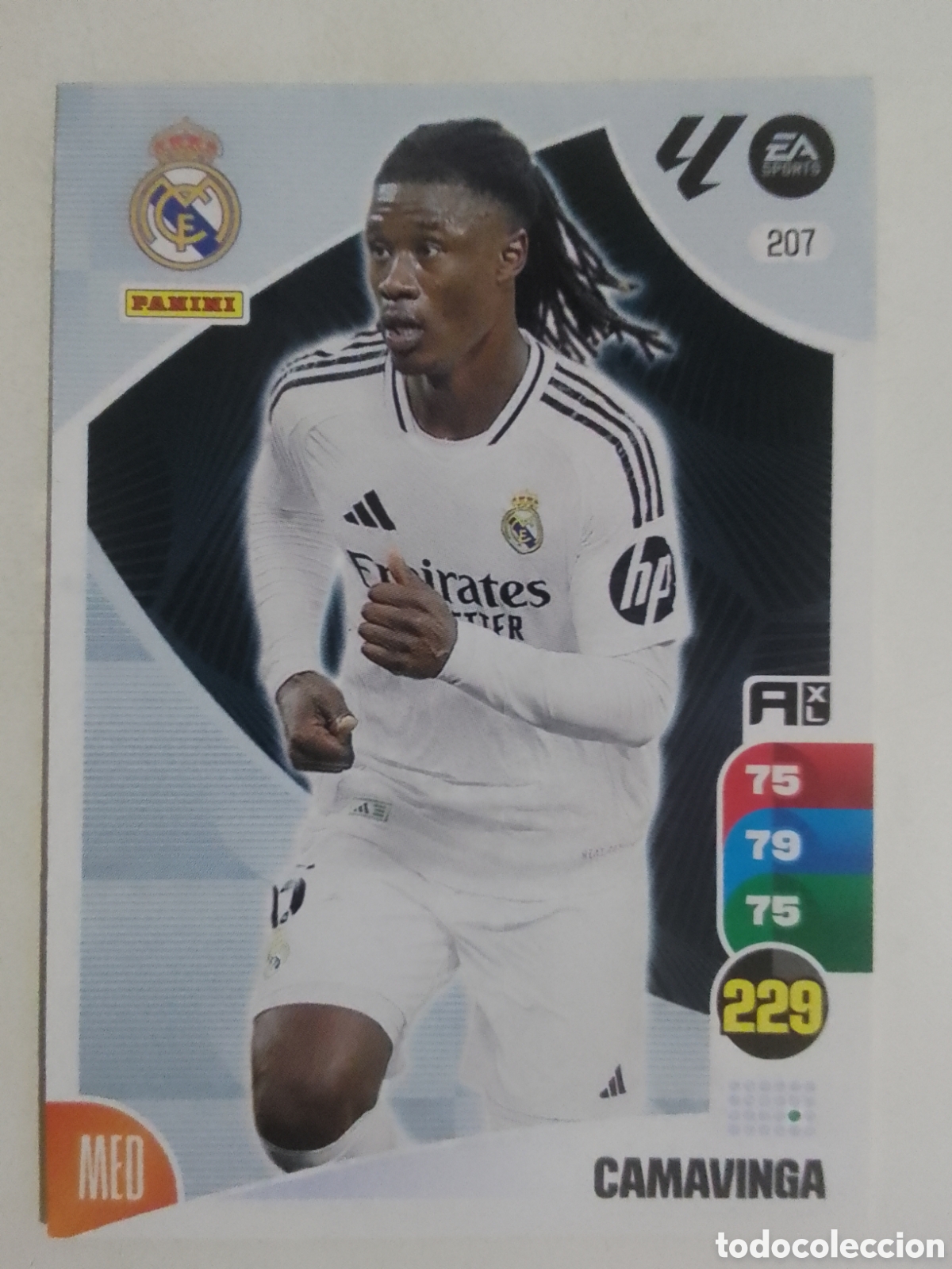 Cromos de F&uacute;tbol: Adrenalyn XL 2024-25 n&deg; 207 Camavingha &bull; Real Madrid.