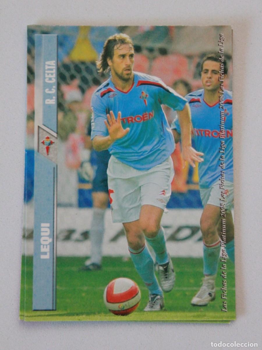 Cromos de F&uacute;tbol: Lequi RC Celta Fichas Liga Platinum 2008 Mundicromo Sport