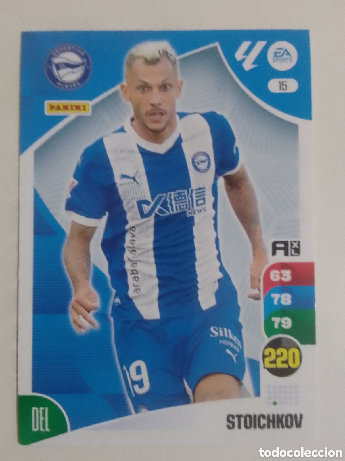 Cromos de F&uacute;tbol: Adrenalyn XL 2024-25 n&deg; 15 Stoichkov &bull; Alav&eacute;s.