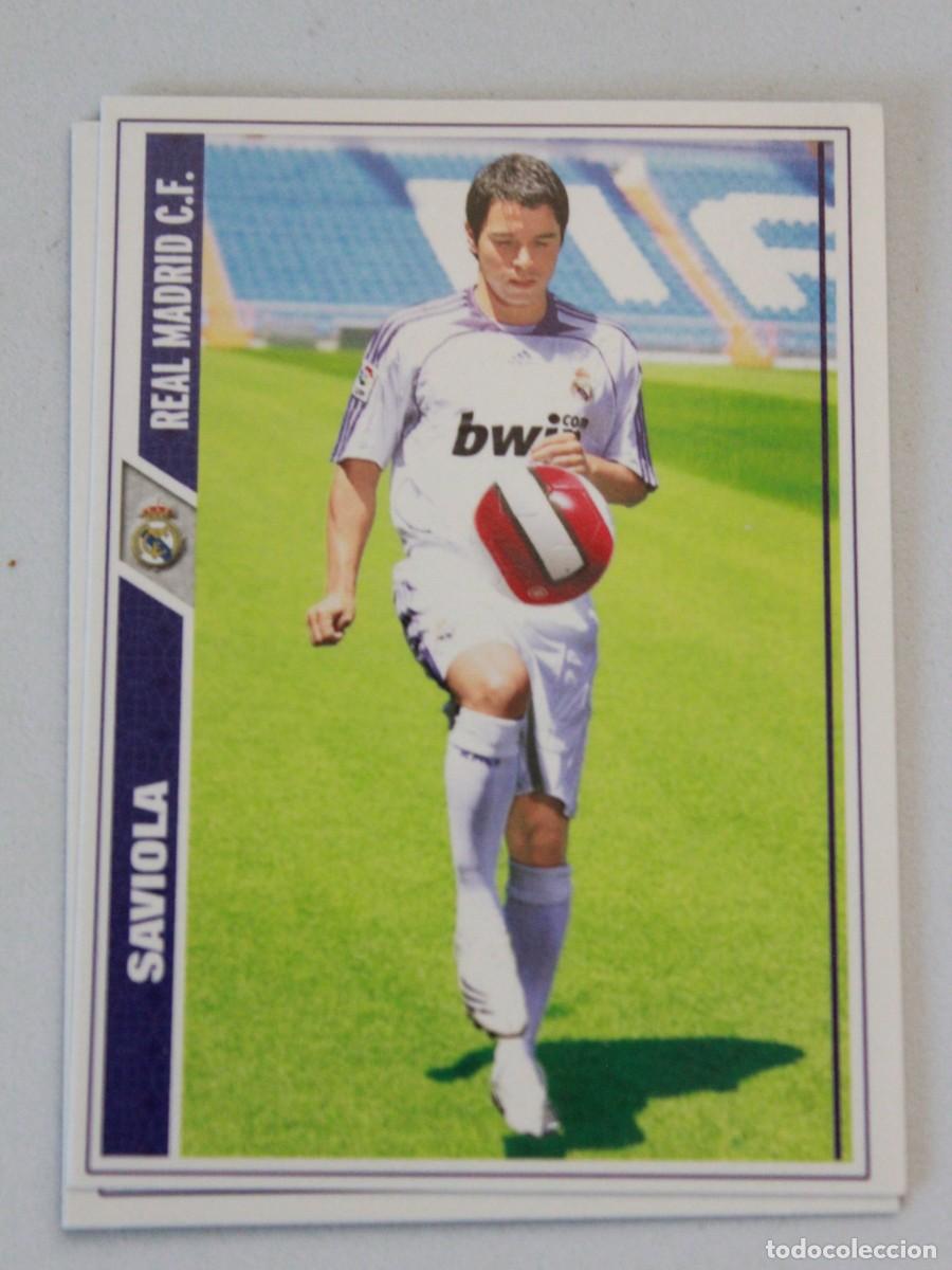 Cromos de F&uacute;tbol: Saviola Real Madrid CF Ediciones Este 2007-2008