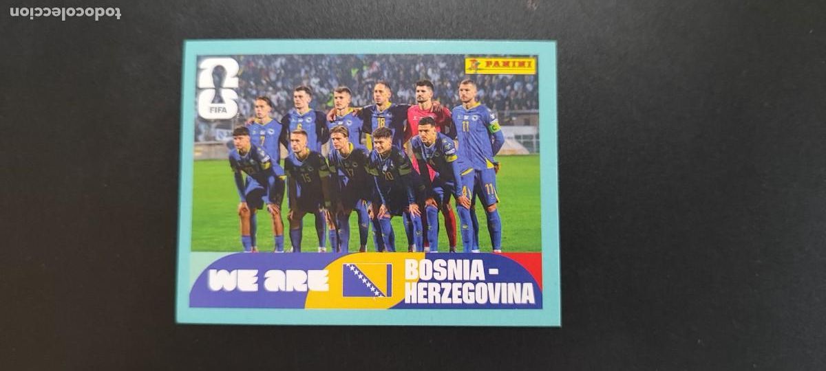 Cromos de Futebol: FIFA WORLD CUP 2026 STICKER ALINEACION BOSNIA # BIH13 PANINI
