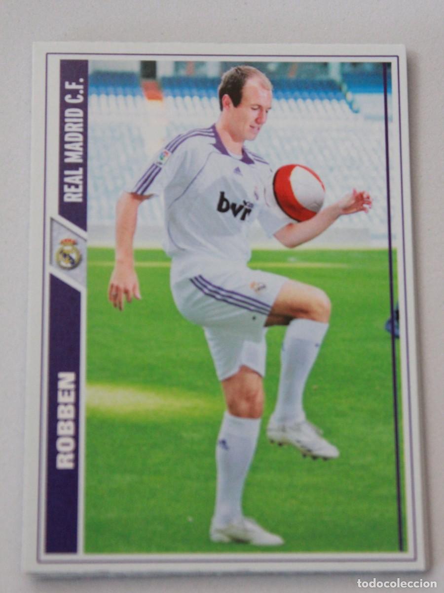 Cromos de F&uacute;tbol: Robben Real Madrid CF Ediciones Este 2007-2008