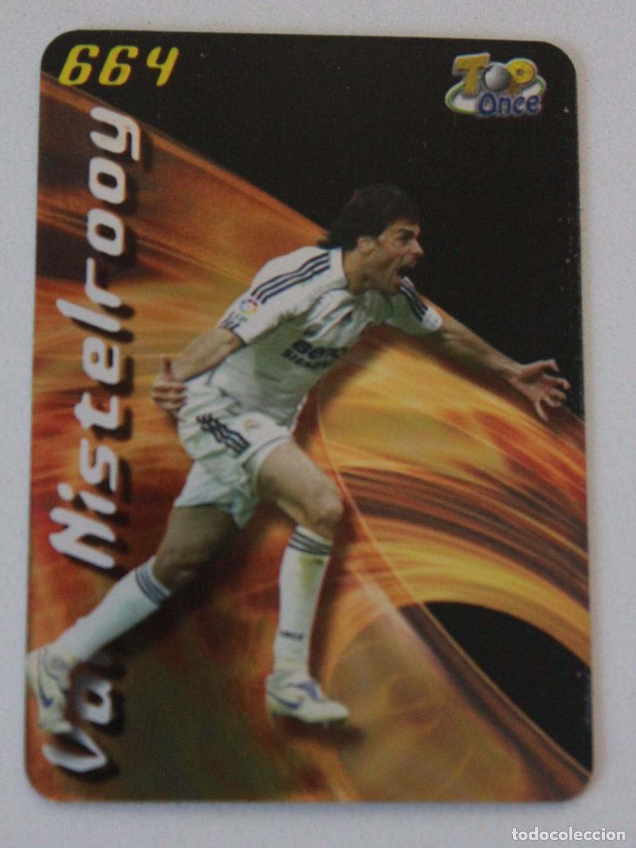 Cromos de F&uacute;tbol: Van Nistelrooy Real Madrid CF Top Once N&ordm; 664 Tarjeta Especial