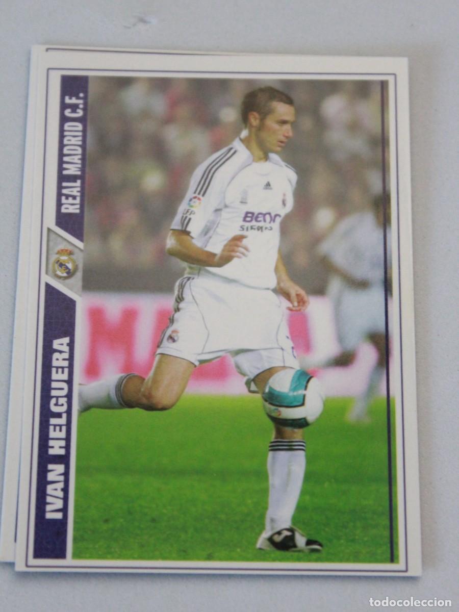 Cromos de F&uacute;tbol: Iv&aacute;n Helguera Real Madrid CF Ediciones Este 2007-2008