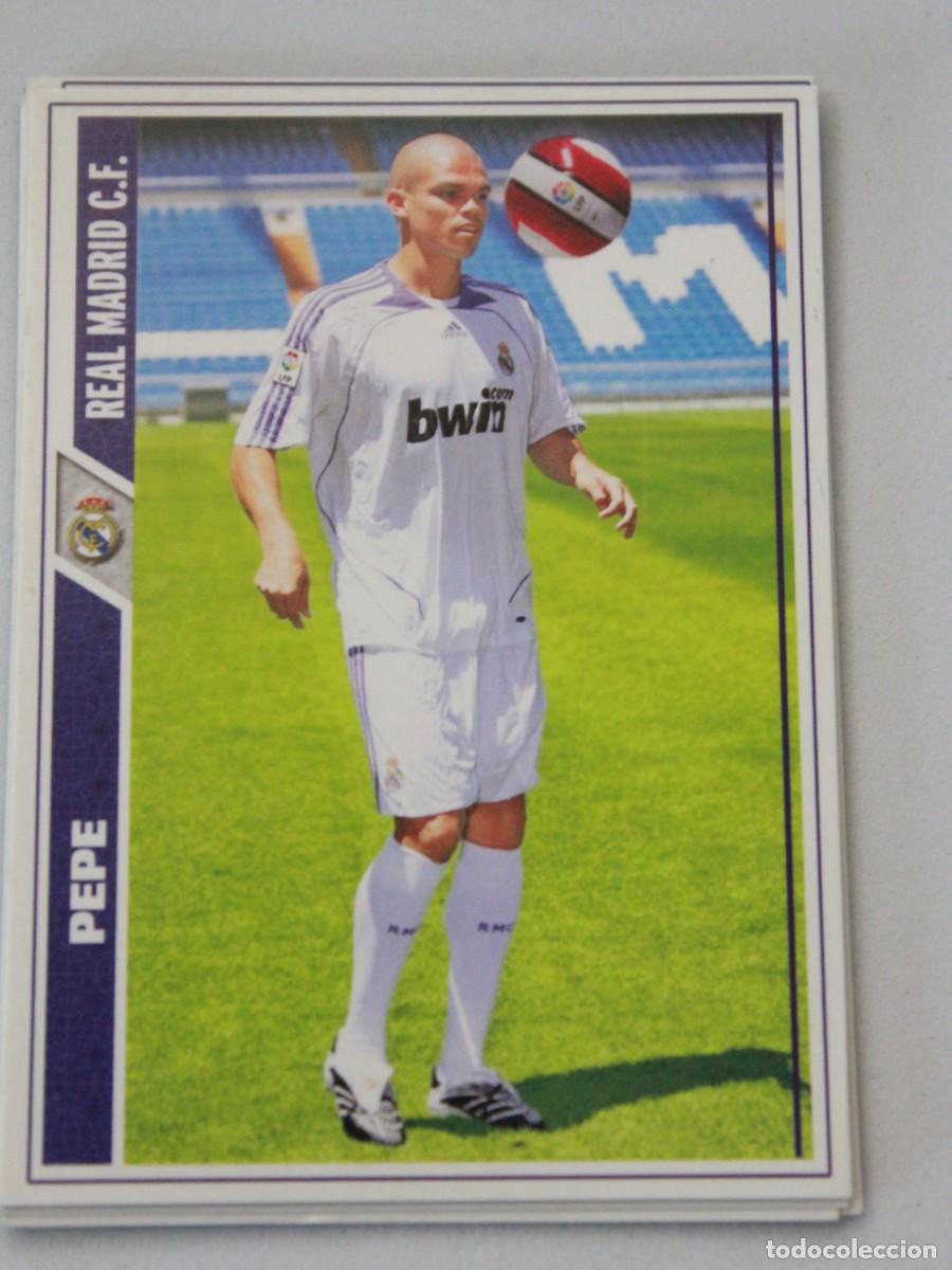 Cromos de F&uacute;tbol: Pepe Real Madrid CF Ediciones Este 2007-2008