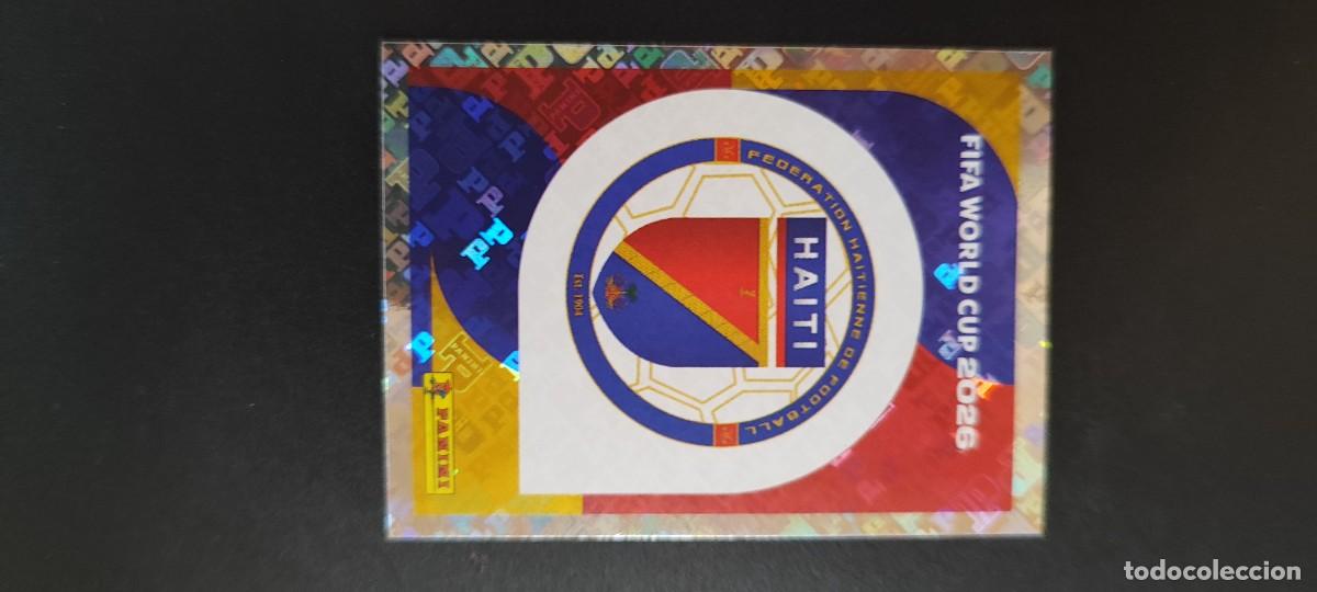 Cromos de F&uacute;tbol: FIFA WORLD CUP 2026 STICKER ESCUDO HAITI # HAT1 PANINI