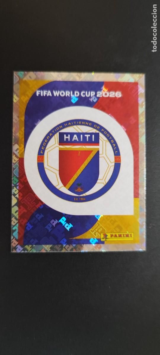 Football Stickers: FIFA WORLD CUP 2026 STICKER ESCUDO HAITI # HAT1 PANINI